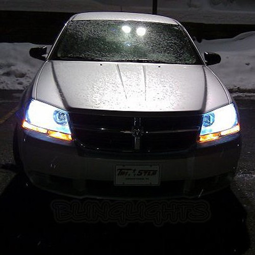 Dodge Avenger Bright White Replacement Light Bulbs for Headlamps Headlights Head Lamps Lights