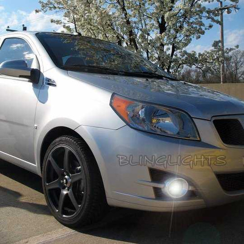 2009 2010 Pontiac G3 Wave Xenon Fog Lamps Driving Lights Foglamps Foglights Lamp Light Kit