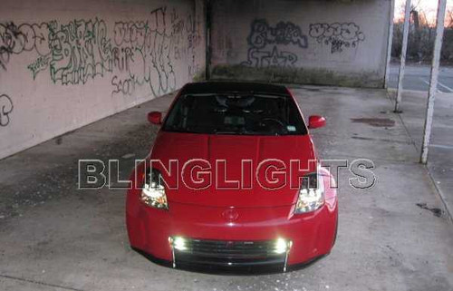 BlingLights Brand Grill Fog Lights compatible with 2003-2009 Nissan 350Z