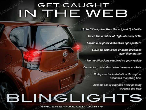 Scion iQ 3D Custom LED Tail Lamp Light Bulbs Pair Set