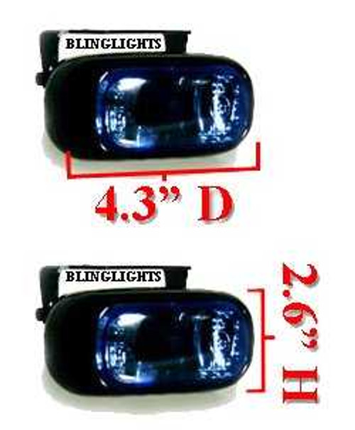 1995-2000 DODGE STRATUS ES XENON FOG LIGHTS DRIVING LAMPS LIGHT LAMP KIT 1996 1997 1998 1999