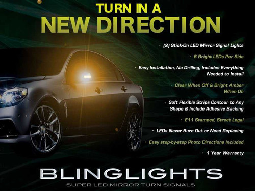 Holden Statesman LED Side Mirror Turnsignal Light Kit Signaler Lamps