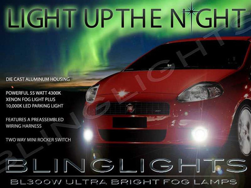 BlingLights Brand Fog Lights compatible with 2005-2012 Fiat Grande Punto