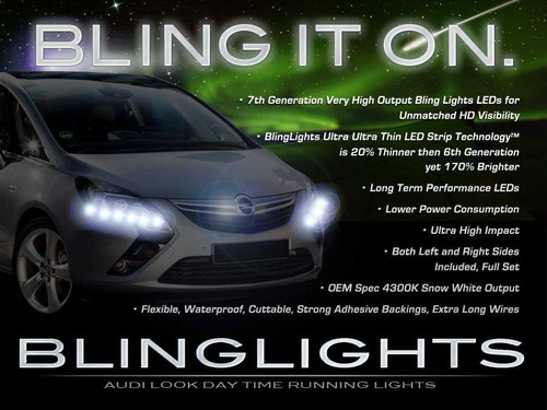 Subaru Traviq LED DRL Light Strips Headlamps Headlights Day Time Running Lamps