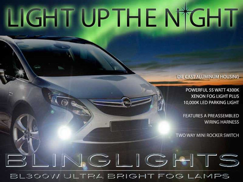 Vauxhall Zafira Tourer C Xenon Fog Lamps Driving Lights Foglamps Foglights Kit