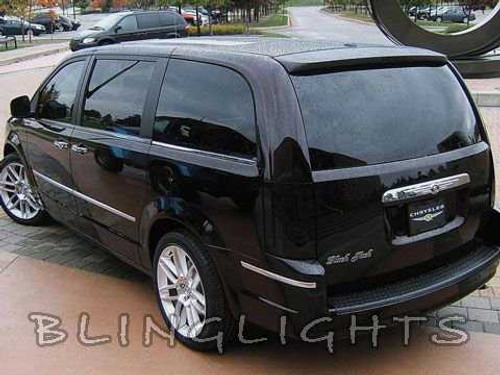 Dodge Grand Caravan Tinted Smoked Protection Overlays Film for Taillamps Taillights Tail Lamps