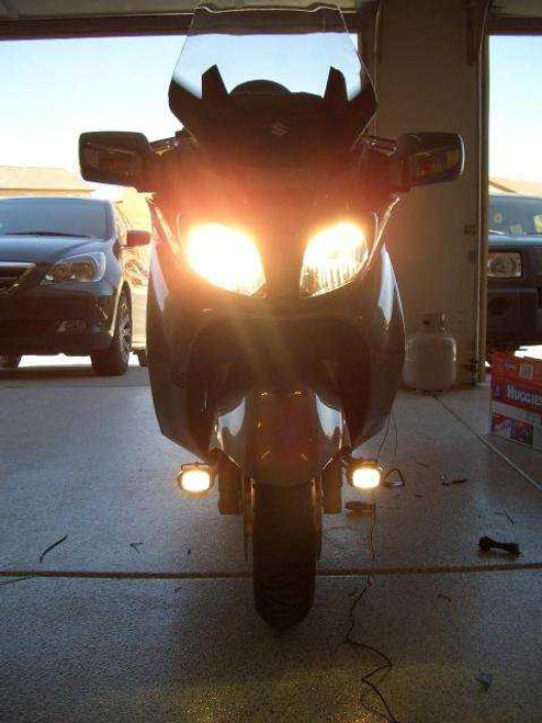 Suzuki AN400 Burgman 400 ABS 6000K Driving Lights Lamps