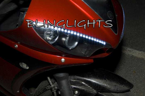Yamaha R6 YZF-R6 LED DRL Strips for Headlamps Headlights Head Lamps Day Time Running Strip Lights