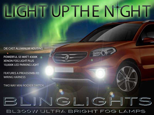 2009-2013 Renault Samsung QM5 Fog Lamp Driving Light Kit Xenon Foglamps Drivinglights