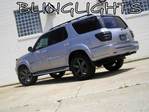 Toyota Sequoia Murdered Out Taillamp Overlays Tinted Taillight Lense Film Covers