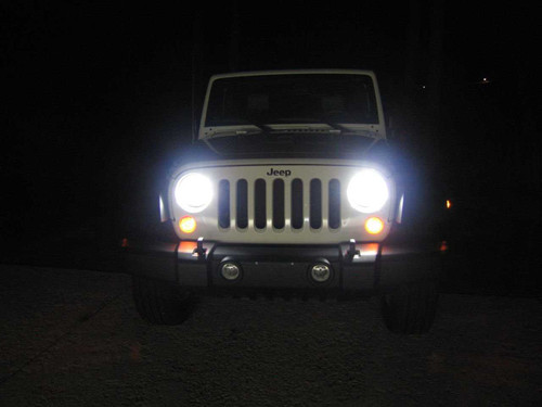 Jeep Wrangler JK Bright White Light Bulbs for Head Lamps