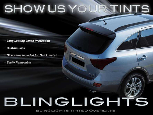 Hyundai Veracruz ix55 Tinted Smoked Taillamp Taillights Overlays Film Protection