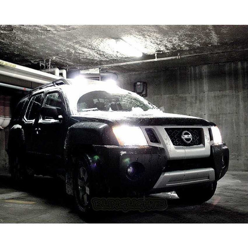 Nissan Xterra Bright White Replacement Light Bulbs for Headlamps Headlights Head Lamps Lights