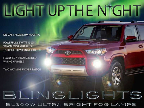 BlingLights Fog Lamps Driving Lights Kit for 2014-2021 Toyota 4Runner