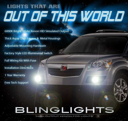 LED Halo Angel Eye Fog Lights for 2007 2008 2009 2010 Saturn Outlook