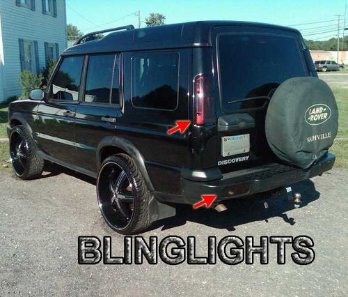 Land Rover Discovery Tinted Tail Lamp Light Overlay Kit Smoked Film Protection
