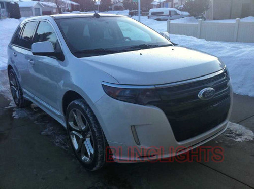 Ford Edge Tinted Head Light Kit Smoked Lamp Film Overlays Protection Film
