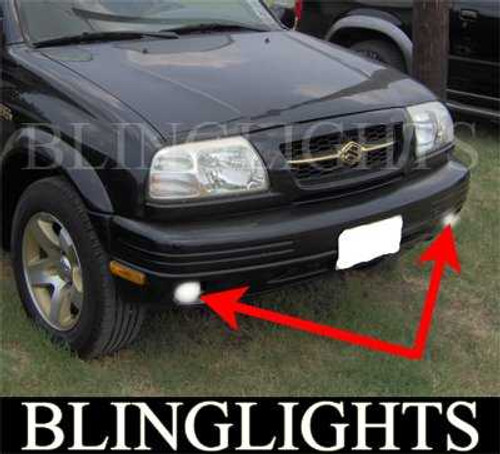 1999 2000 2001 Suzuki Vitara & Grand Vitara Xenon Foglamps Foglights Driving Fog Lamps Lights Kit