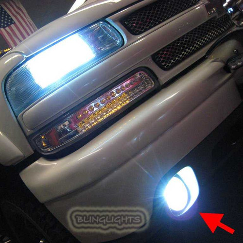 2001 2002 2003 2004 2005 2006 Chevrolet Chevy Tahoe Z71 Angel Eye Fog Lamp Light Kit