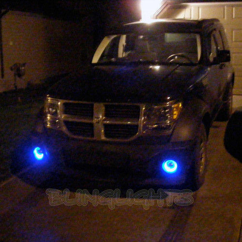 Blue Halo Fog Lights Kit for 2007 2008 2009 2010 2011 2012 Dodge Nitro