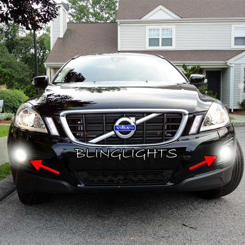 2010 2011 2012 2013 Volvo XC60 Fog Lamps Driving Lights Kit LED Foglamps Drivinglights