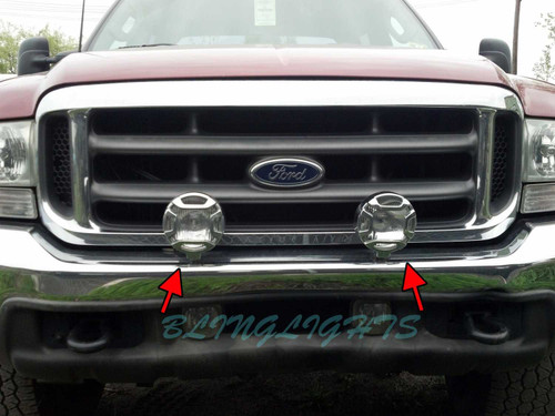 Ford Excursion Off Road Light Bar Driving Lamps Auxiliary Kit 2000 2001 2002 2003 2004 2005