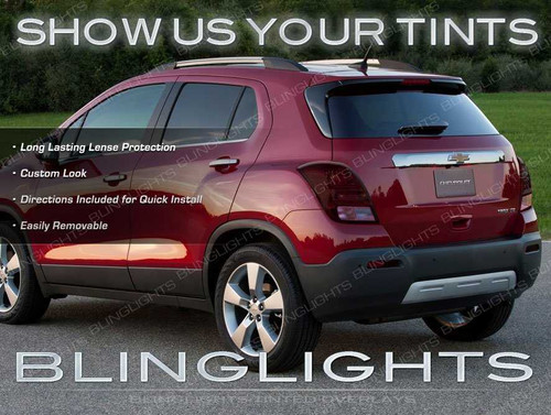 Tinted Taillight Overlays Protective Lens Film Covers for Chevrolet Trax (all years)
