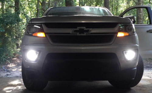 Angel Eye Halo Fog Lamps Lights for 2015-2022 Chevrolet Colorado