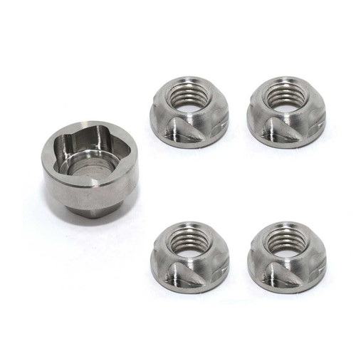 4 x Locking 10MM Nuts for PIAA Auxiliary Lamps Lights