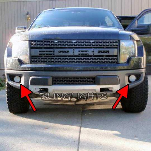 Ford F-150 Raptor SVT LED Fog Lamps Driving Lights Kit F150 Foglamps Foglights Drivinglights