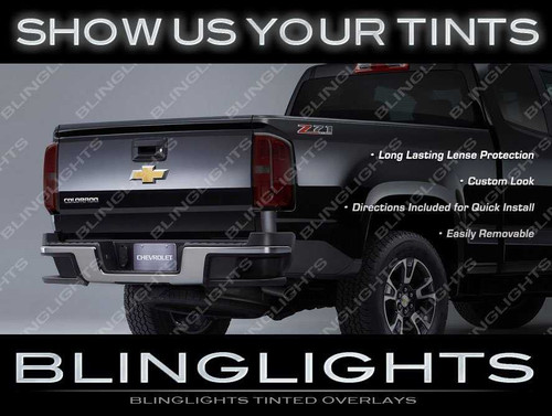 Tinted Tail Light Protection Film Overlay Covers for GMC Canyon (all years)