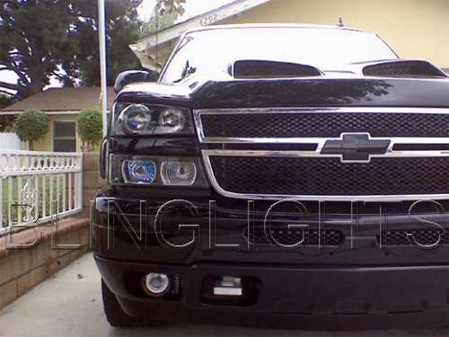 BlingLights Brand LED Halo Fog Lights for 2003-2014 Chevrolet Silverado