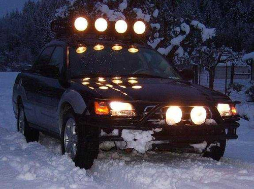 Off Road Auxiliary Driving Lamps Off Road Bumper for Subaru Baja