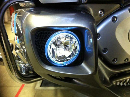 BlingLights Brand White Halo Fog Lights compatible with 2012-2017 Honda Gold Wing GL1800