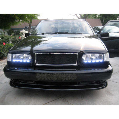1993-1997 Volvo 850 LED DRL Light Strips for Headlamps Headlights