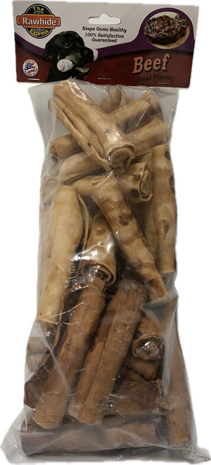 Beef Flavored Rawhide Rolls