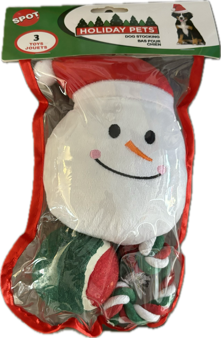 Spot 3pc Dog Toy Stocking