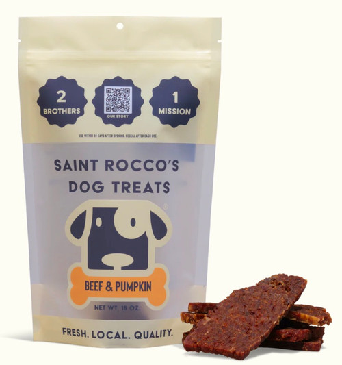 16oz Saint Rocco's Beef & Pumpkin Treats