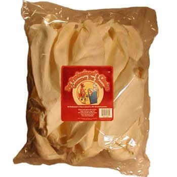 Natural White Beef Ears - 8 Pack