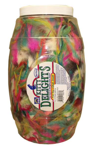 Long Hair Fur Mice W/Feather