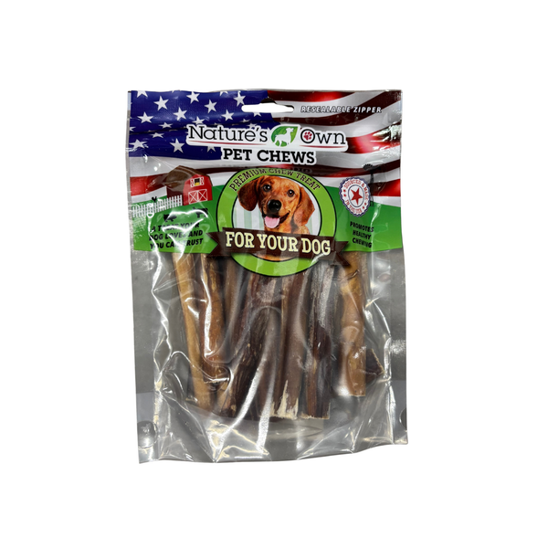 Nature's Own Pet Chews 8oz Premium USA Bully Sticks