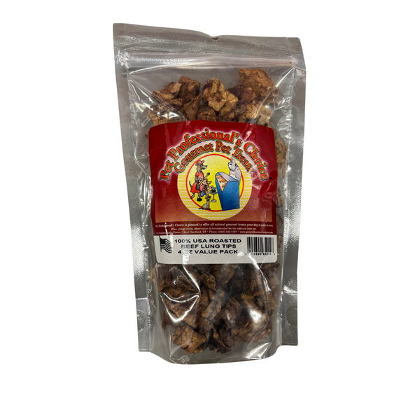 4oz USA 100% Roasted Beef Lung Tips