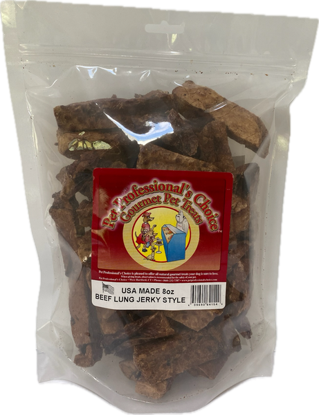 8oz USA Beef Lung Jerky Style