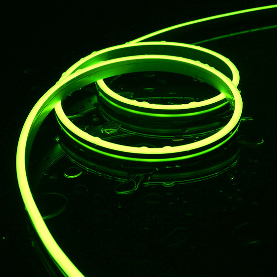 Micro Horizontal Bend LED Neon Flex 4x10mm, Green, 5 Metre Kit