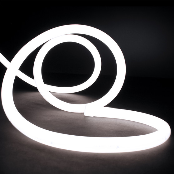 Essential LED Neon Flex , 18mm, Circular 360°, Cool White, Sold Per Metre