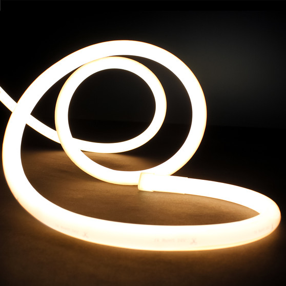Essential LED Neon Flex , 18mm, Circular 360°, Warm White, Sold Per Metre