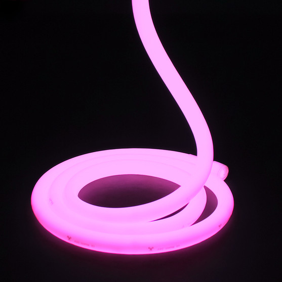 Essential LED Neon Flex , 18mm, Circular 360°, Pink, 50 Metre Reel