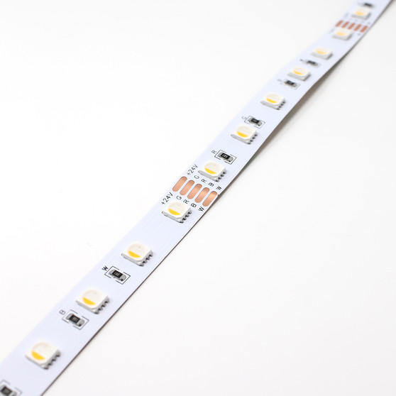 Essential Toning Series RGB+W 2700K LED Tape, 60 LEDs, 19.2w Per Metre, 5 Metre Reel, 24V