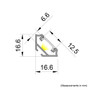 Straight Corner Channel 113x113mm