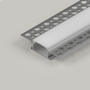 Plaster-In Standard Recessed LED Aluminium Channel